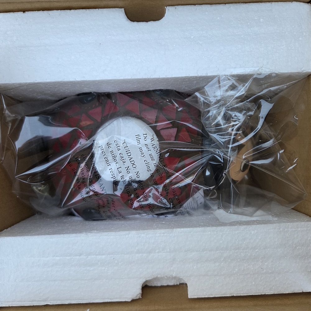New Home Interiors Mosaic Ladybug Tealight Candle Holder 69022 Cute! - Picture 2 of 7